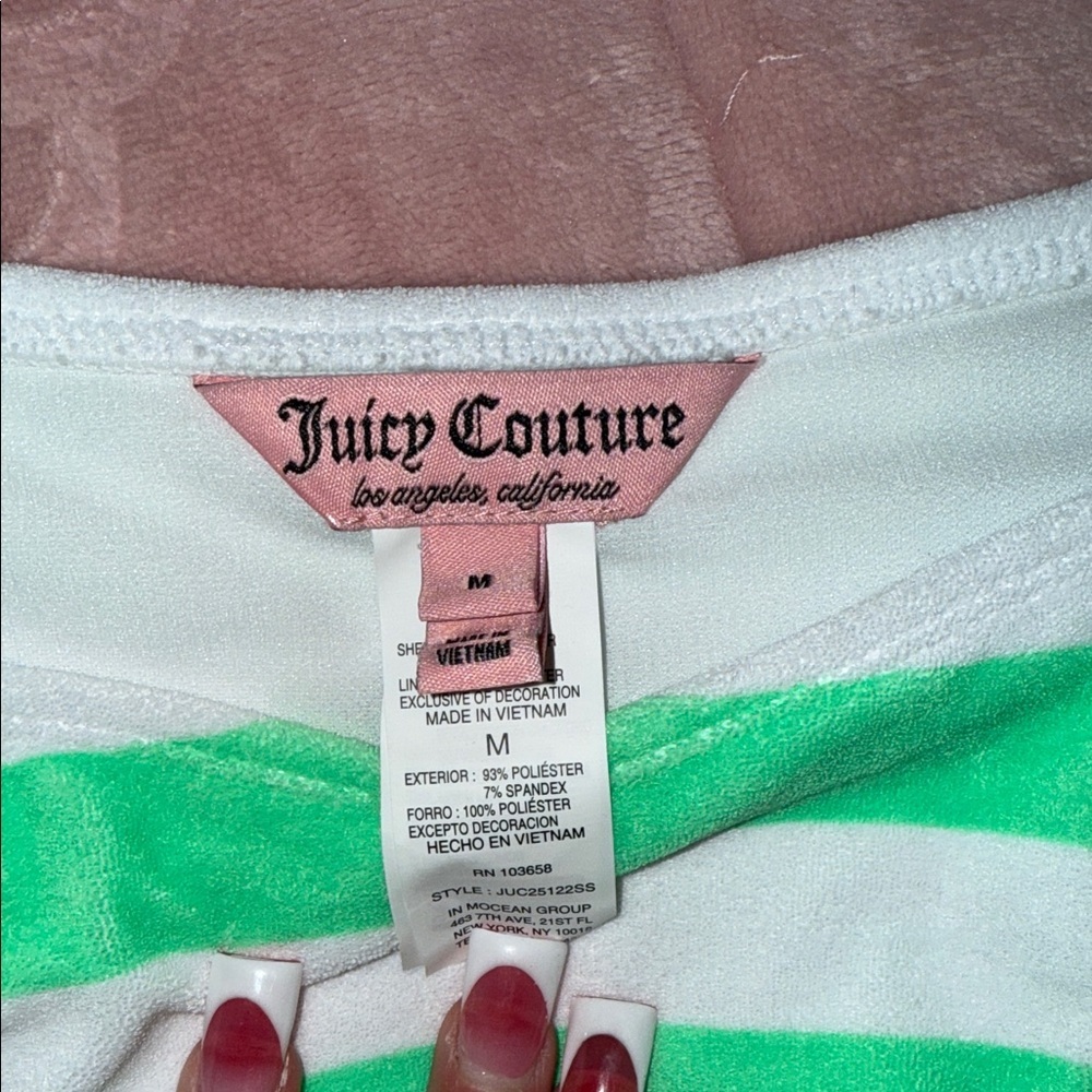 Juicy Couture Striped Regular Size M Bikini Swimwear for Women Viral! NWT summer - Picture 7 of 14